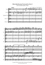 Brandenburg Concerto No.5, 3rd movement - wind quintet